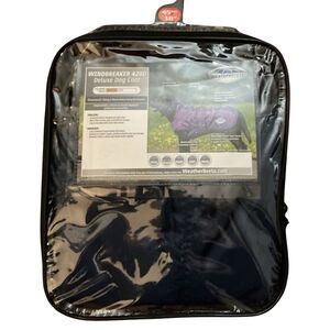 Weatherbeeta Navy Windbreaker 420D Deluxe Dog Coat Medium Lite 18” - 45cm